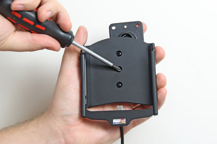 Brodit Fahrzeug-Dock für Motorola Nexus 6 – mit Ladegerät, kippbar – Grau