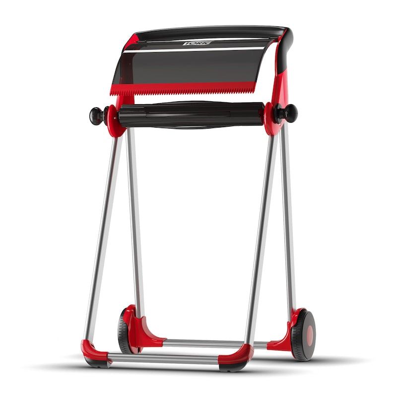 Tork Handtuchrollenspender Metall/Kunststoff Rot – für Tork W1, 646 × 1006 × 530 mm