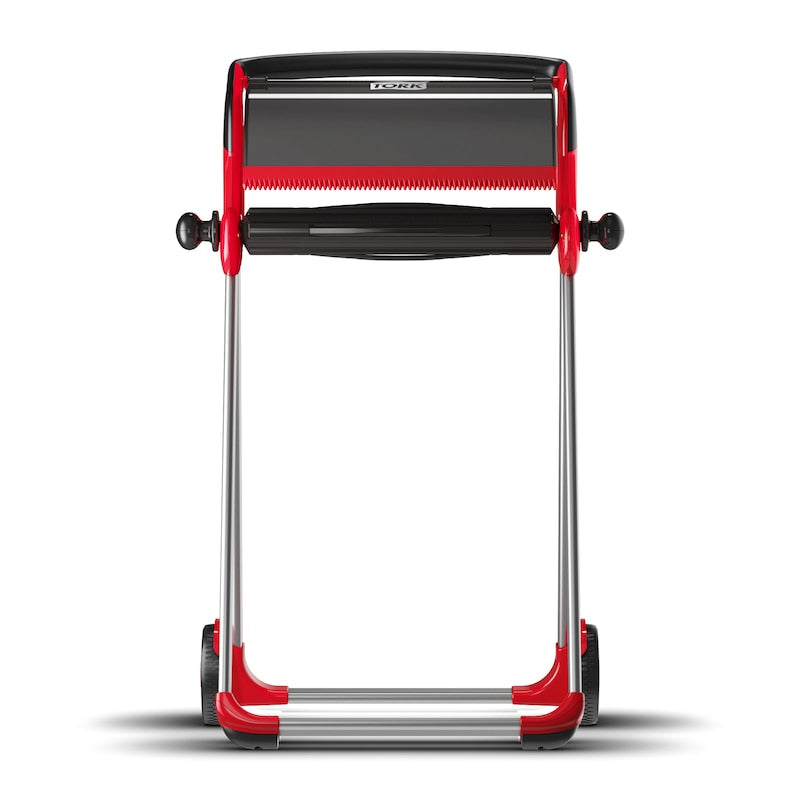 Tork Handtuchrollenspender Metall/Kunststoff Rot – für Tork W1, 646 × 1006 × 530 mm