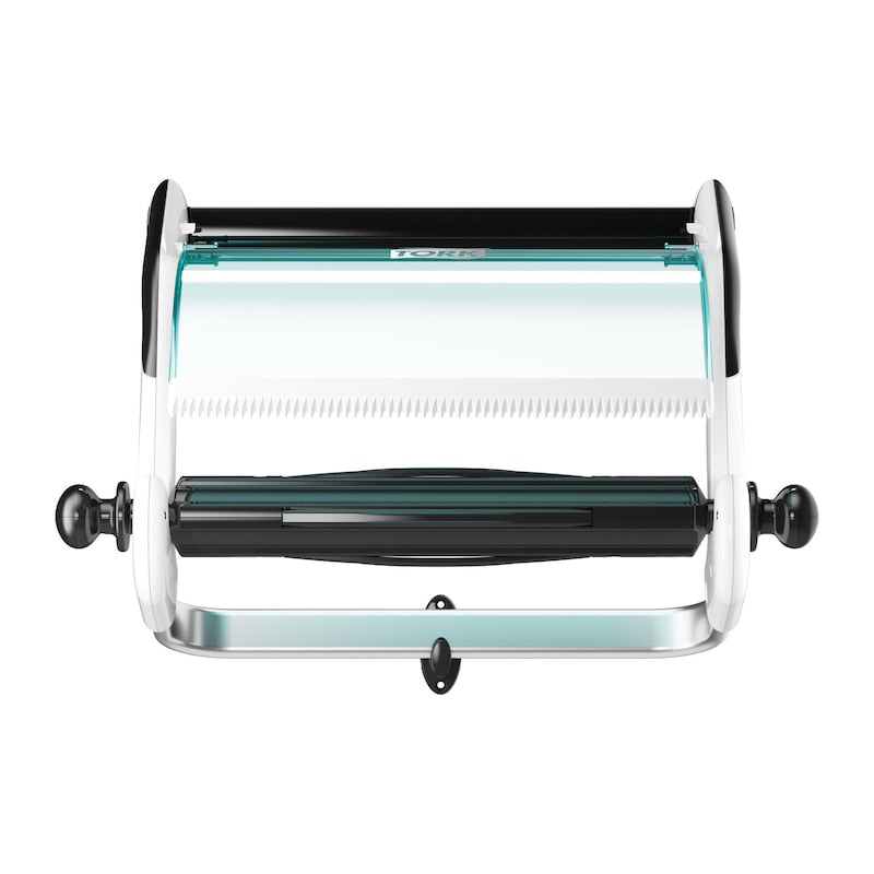 Tork Putzrollenspender Wandhalterung – für W1, Metall/Kunststoff, türkis/weiss, 646 × 463 × 274 mm