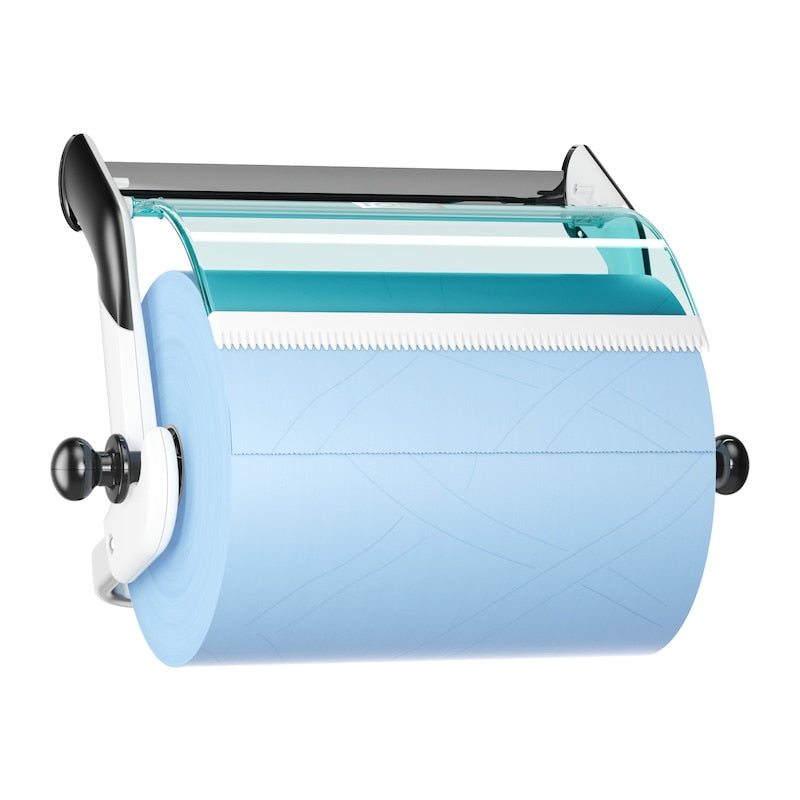 Tork Putzrollenspender Wandhalterung – für W1, Metall/Kunststoff, türkis/weiss, 646 × 463 × 274 mm