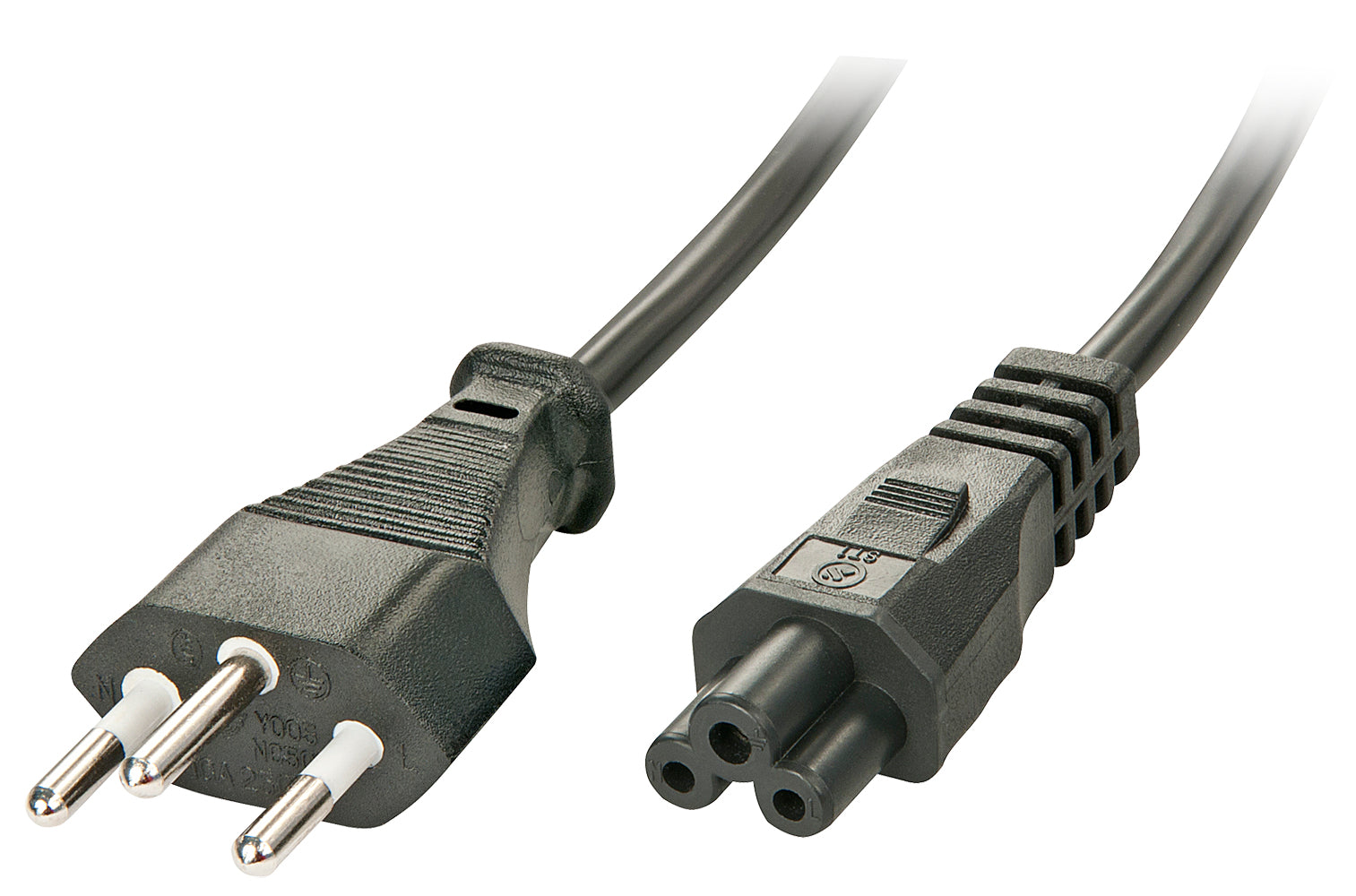 Lindy Netzkabel, Typ J auf IEC C5, 2 m