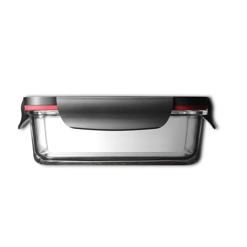 Silit Vorratsdose 750 ml, 18 × 13 cm, Glas/Kunststoff/Silikon, Transparent