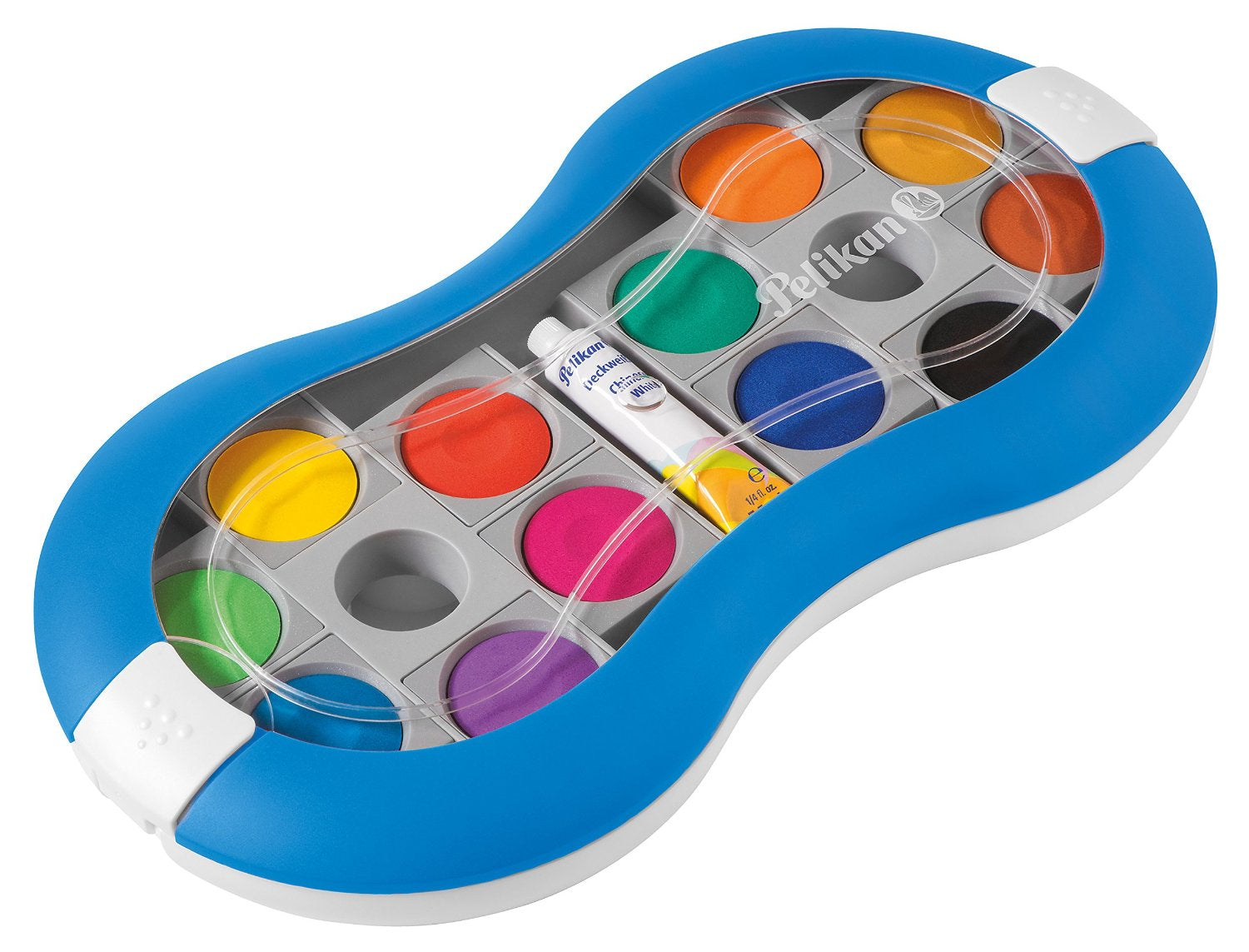 Pelikan Space+ Deckfarbkasten – 12 Farben, lichtecht