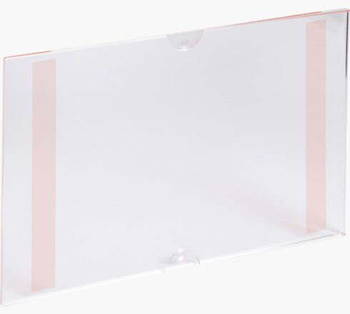 Exacompta Wandsichttasche – für A4 – 1 Fach – Wandmontage (Löcher, Klebestreifen) – transparent
