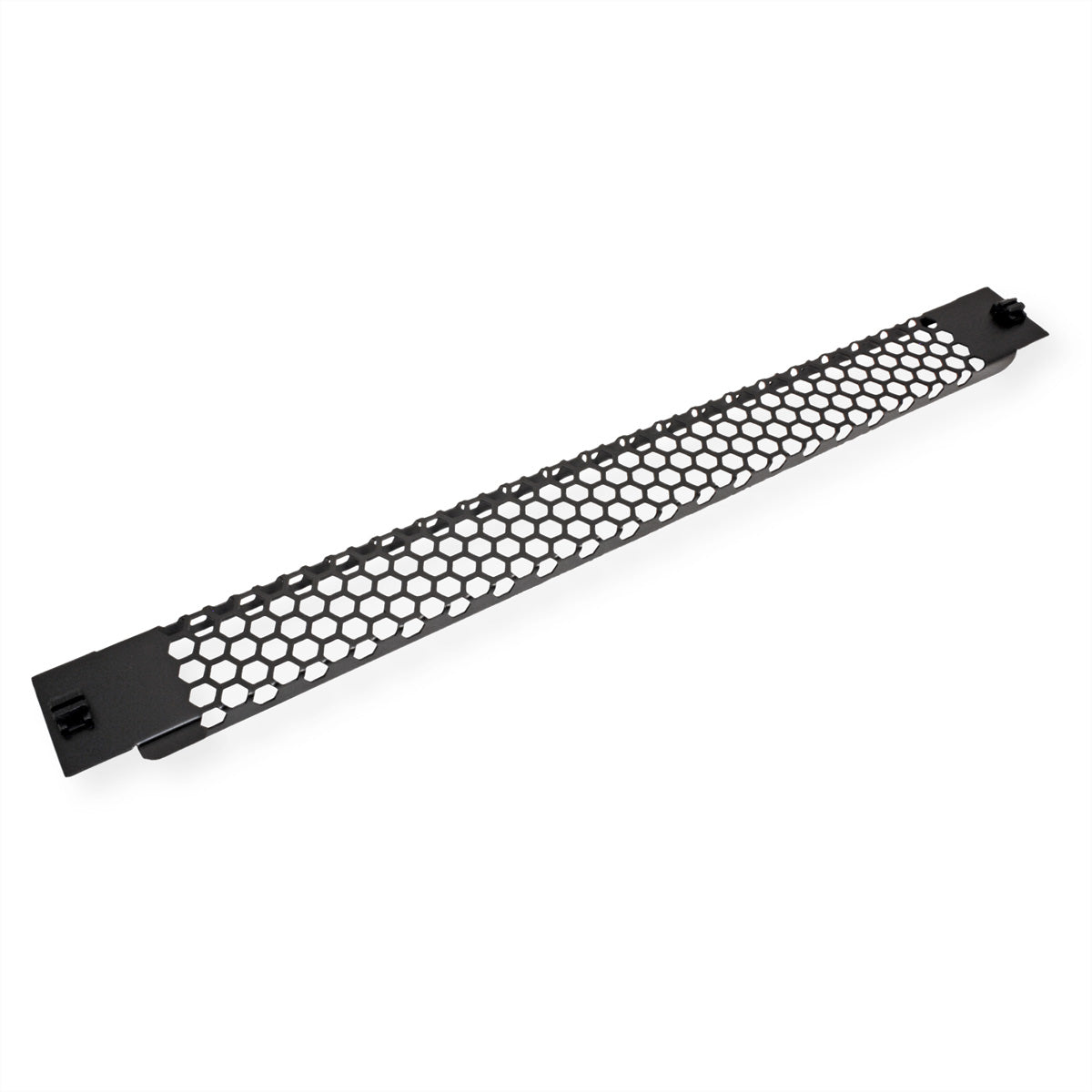 VALUE Belüftete Blindblende, 1 HE, für 19"-Racks, Schwarz