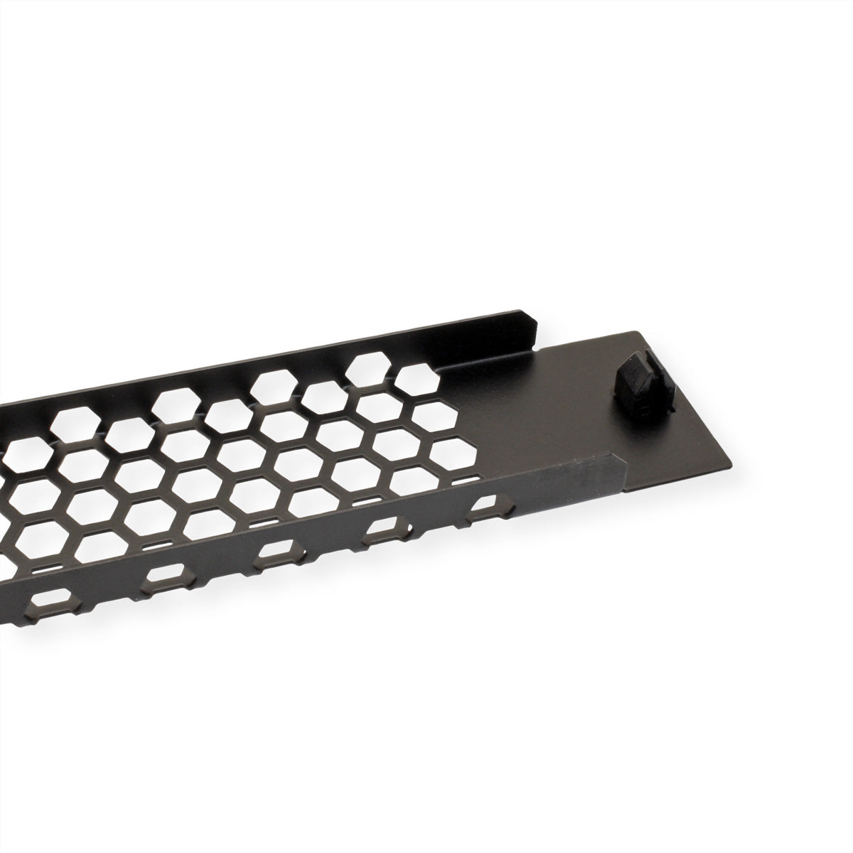 VALUE Belüftete Blindblende, 1 HE, für 19"-Racks, Schwarz