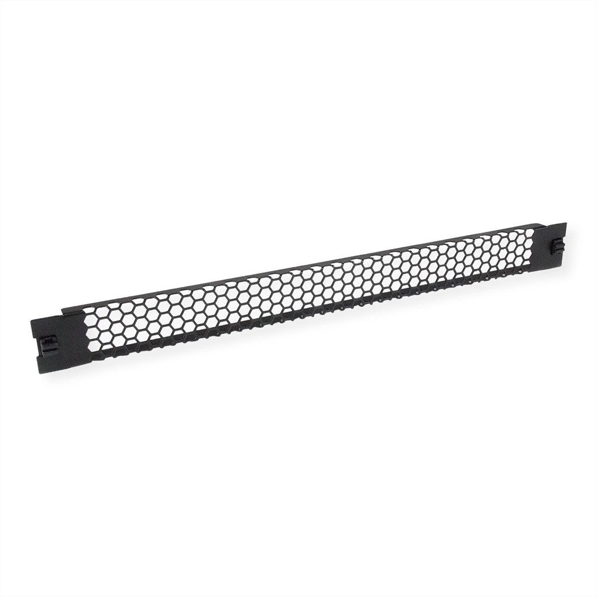 VALUE Belüftete Blindblende, 1 HE, für 19"-Racks, Schwarz