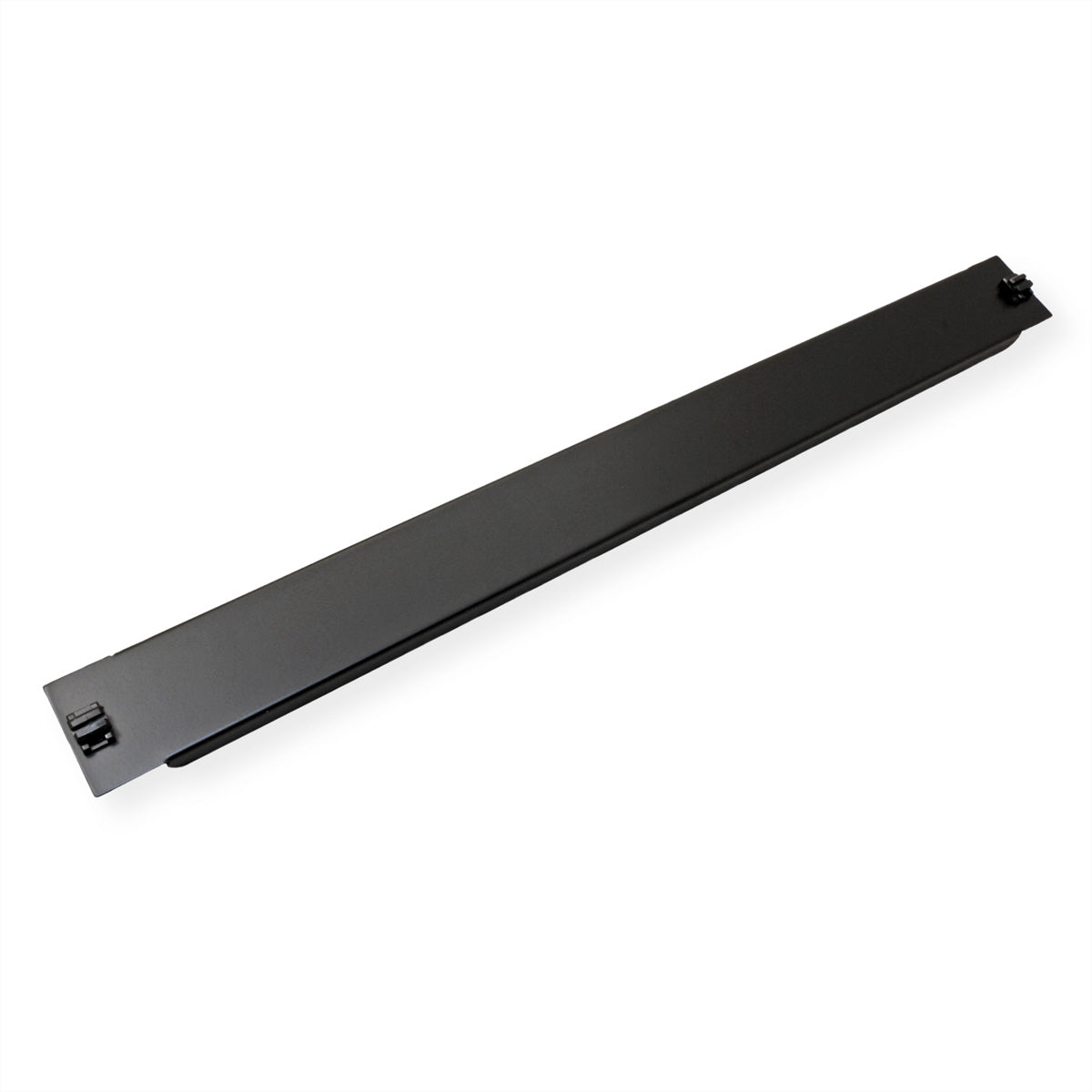 VALUE 19" Blindblende, 1 HE, Snap-In, werkzeuglos, Schwarz