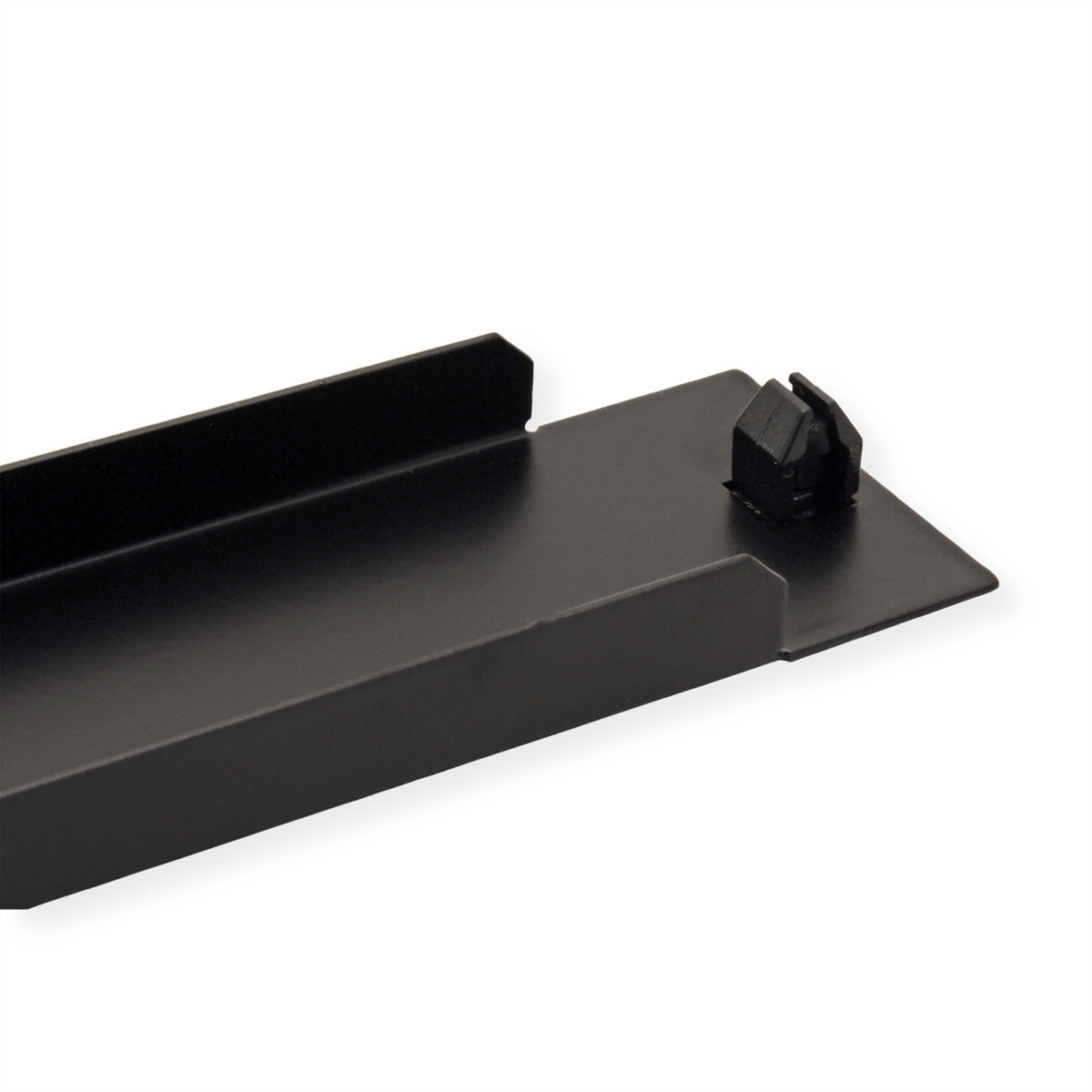 VALUE 19" Blindblende, 1 HE, Snap-In, werkzeuglos, Schwarz