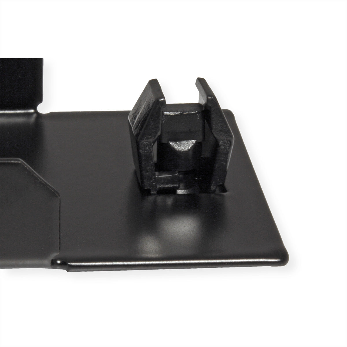 VALUE 19" Blindblende, 1 HE, Snap-In, werkzeuglos, Schwarz