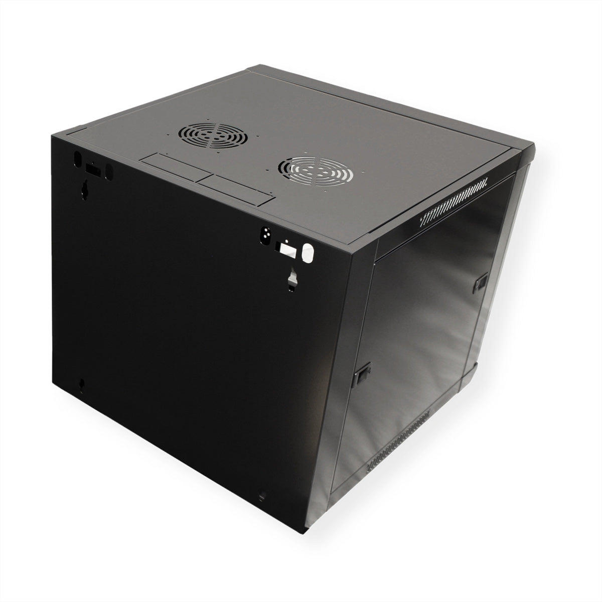 VALUE 19" Wandverteiler 6U, abschliessbar, 570 × 450 × 368 mm, schwarz