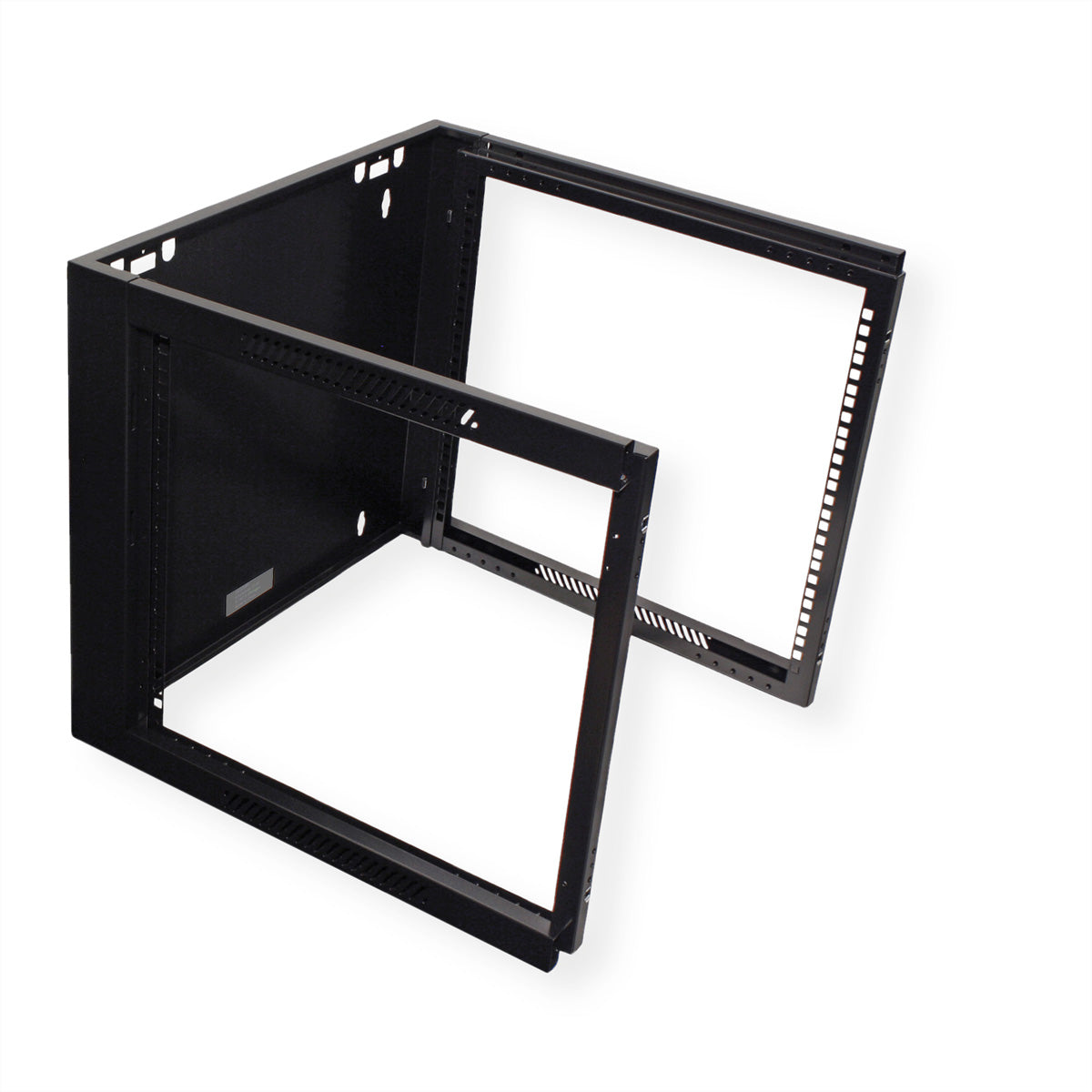 VALUE 19" Wandverteiler 6U, abschliessbar, 570 × 450 × 368 mm, schwarz