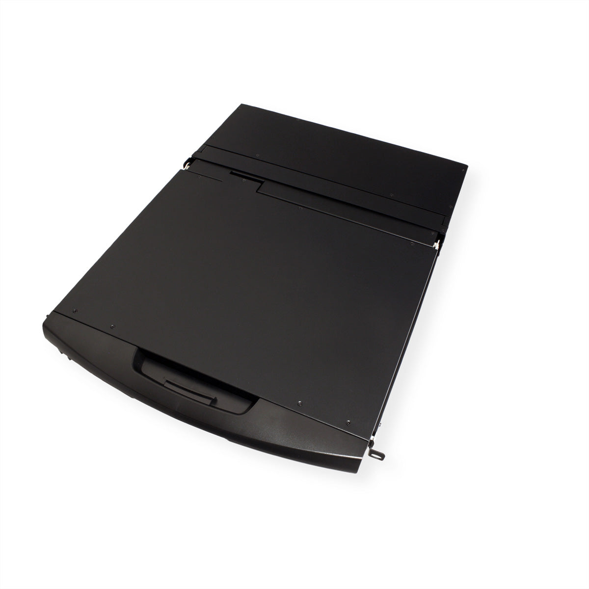 VALUE 19" Rack-LCD-Konsole – 8-Port VGA KVM, 1366 × 768, DE-Layout – 1U
