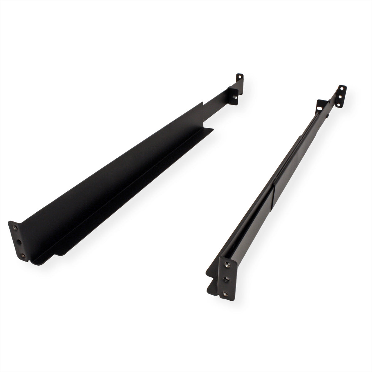 VALUE 19" Rack-LCD-Konsole – 8-Port VGA KVM, 1366 × 768, DE-Layout – 1U