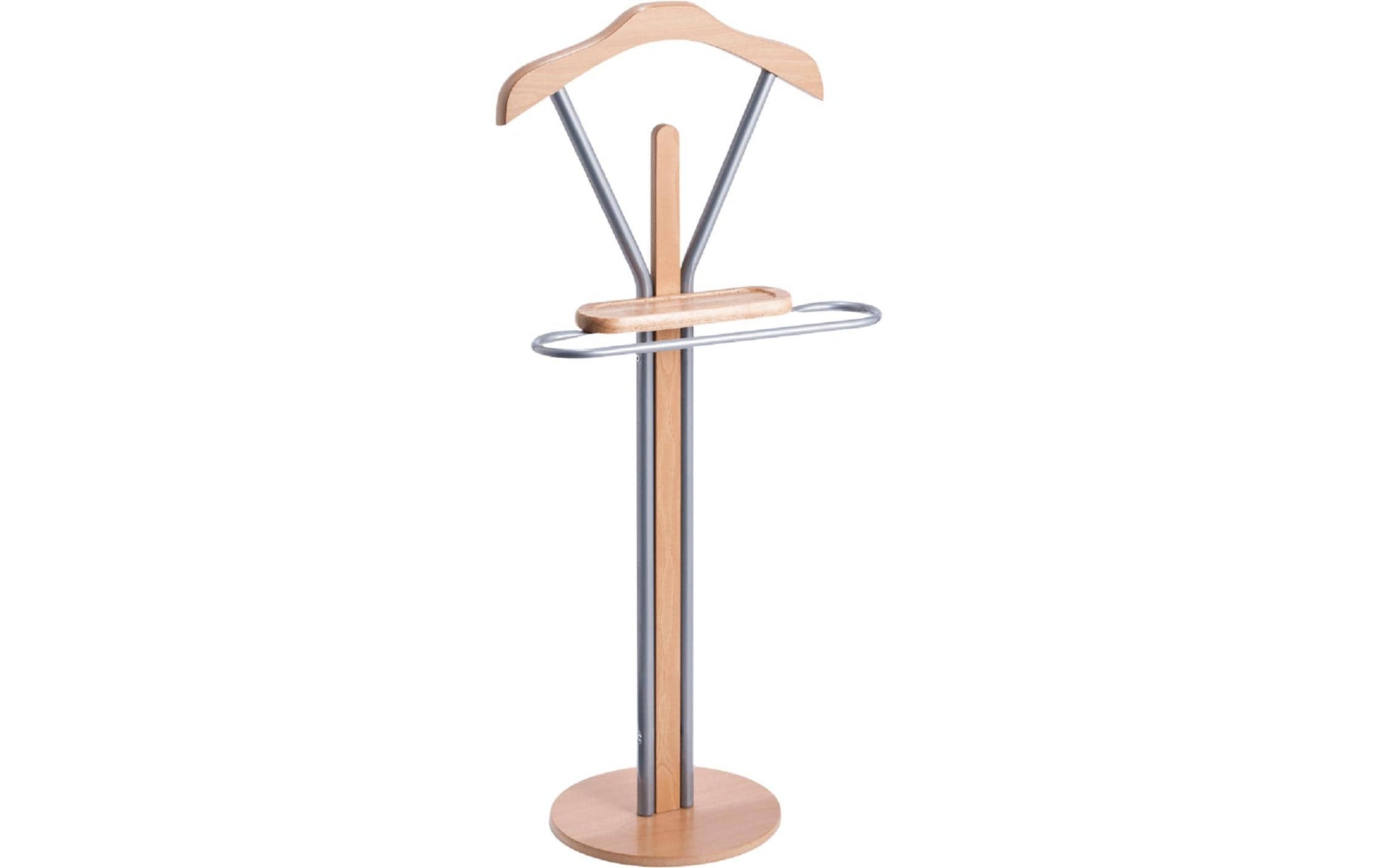 Zeller Present Garderobenständer – MDF, Braun, 44 × 30 × 108 cm