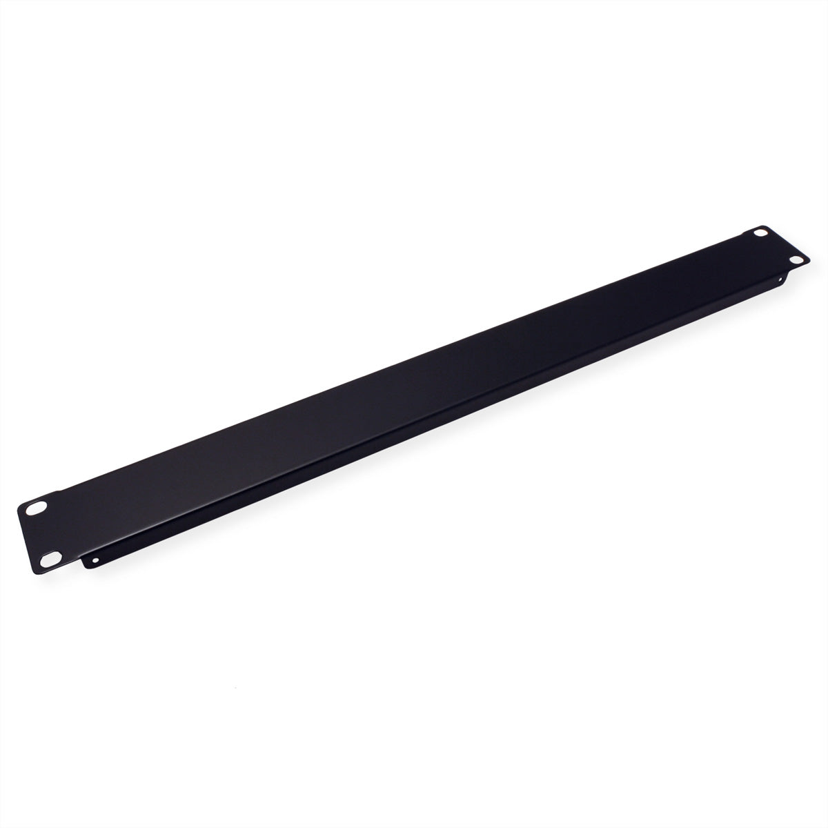 VALUE 19"-Blindplatte – 19" Rack, 1U, Metall, Schwarz