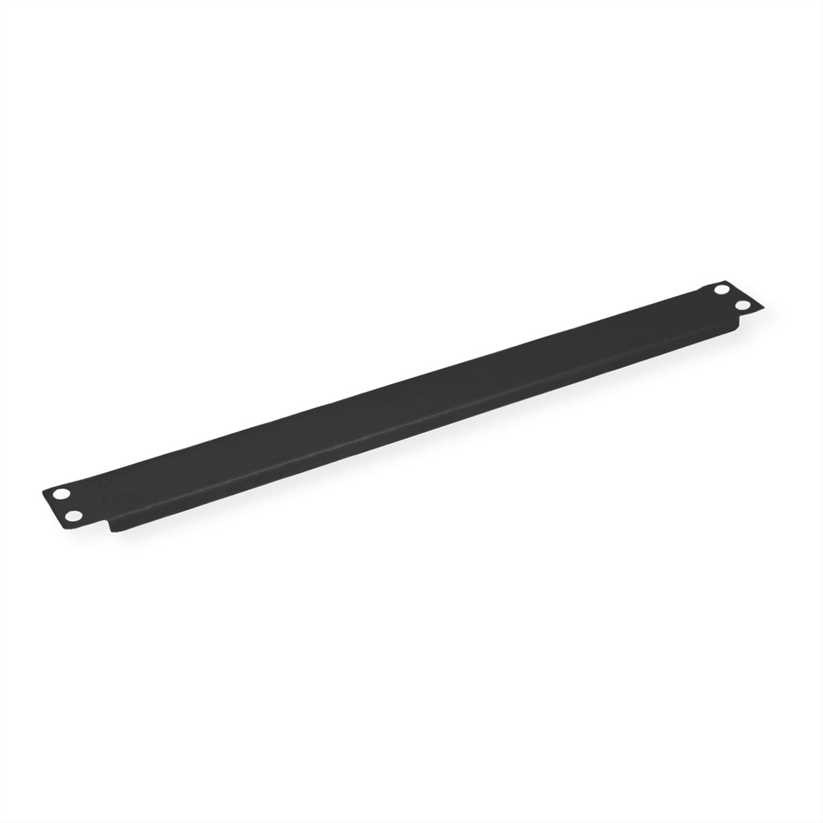 VALUE 19"-Blindplatte – 19" Rack, 1U, Metall, Schwarz
