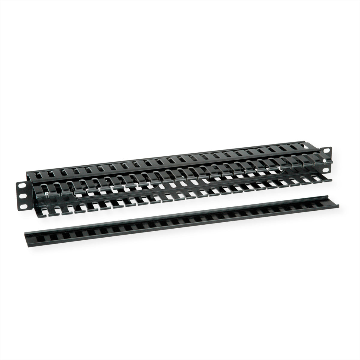 VALUE Bürstenleiste 19", 1U, schwarz