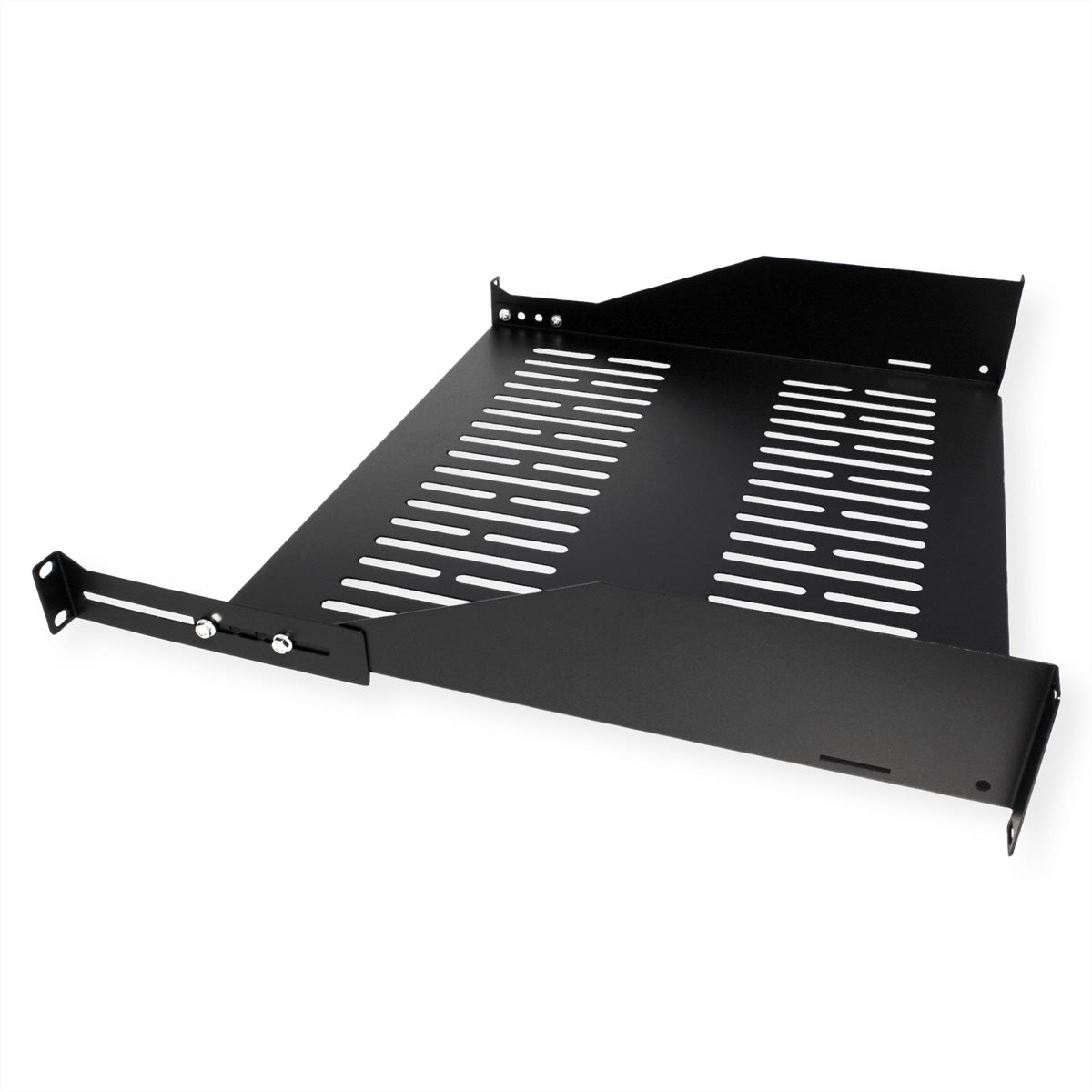 VALUE 19" Geräteträger – 2U, 485×400 mm, 25 kg, Schwarz
