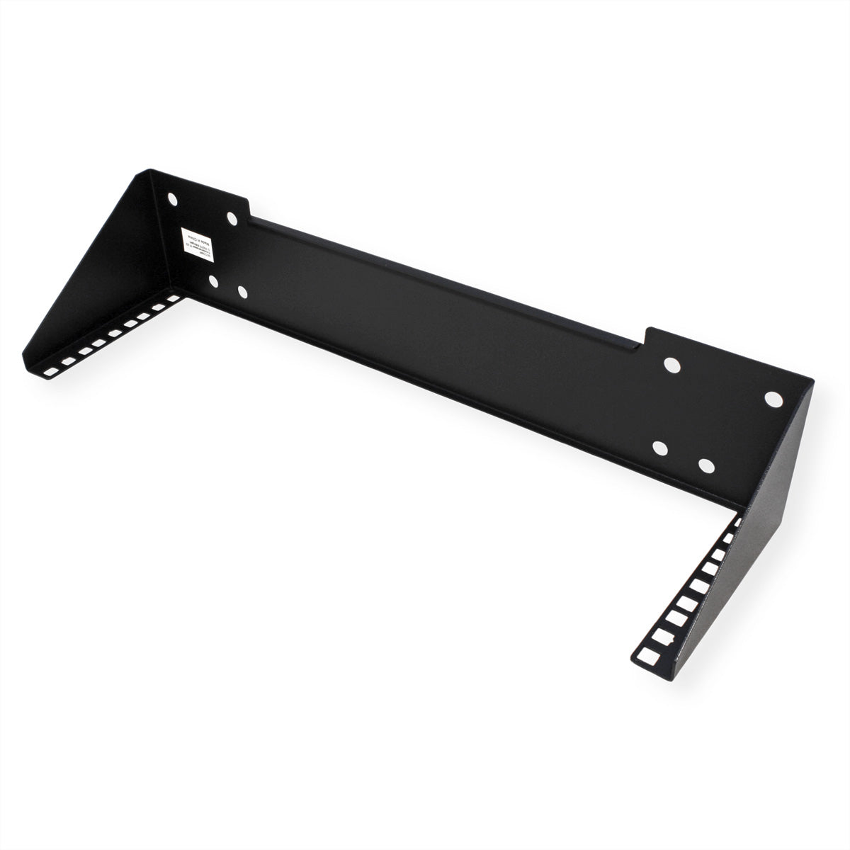 VALUE 19" Wand-/Untertischhalterung, 3 HE, 10 kg Tragkraft, 435×250 mm, Schwarz
