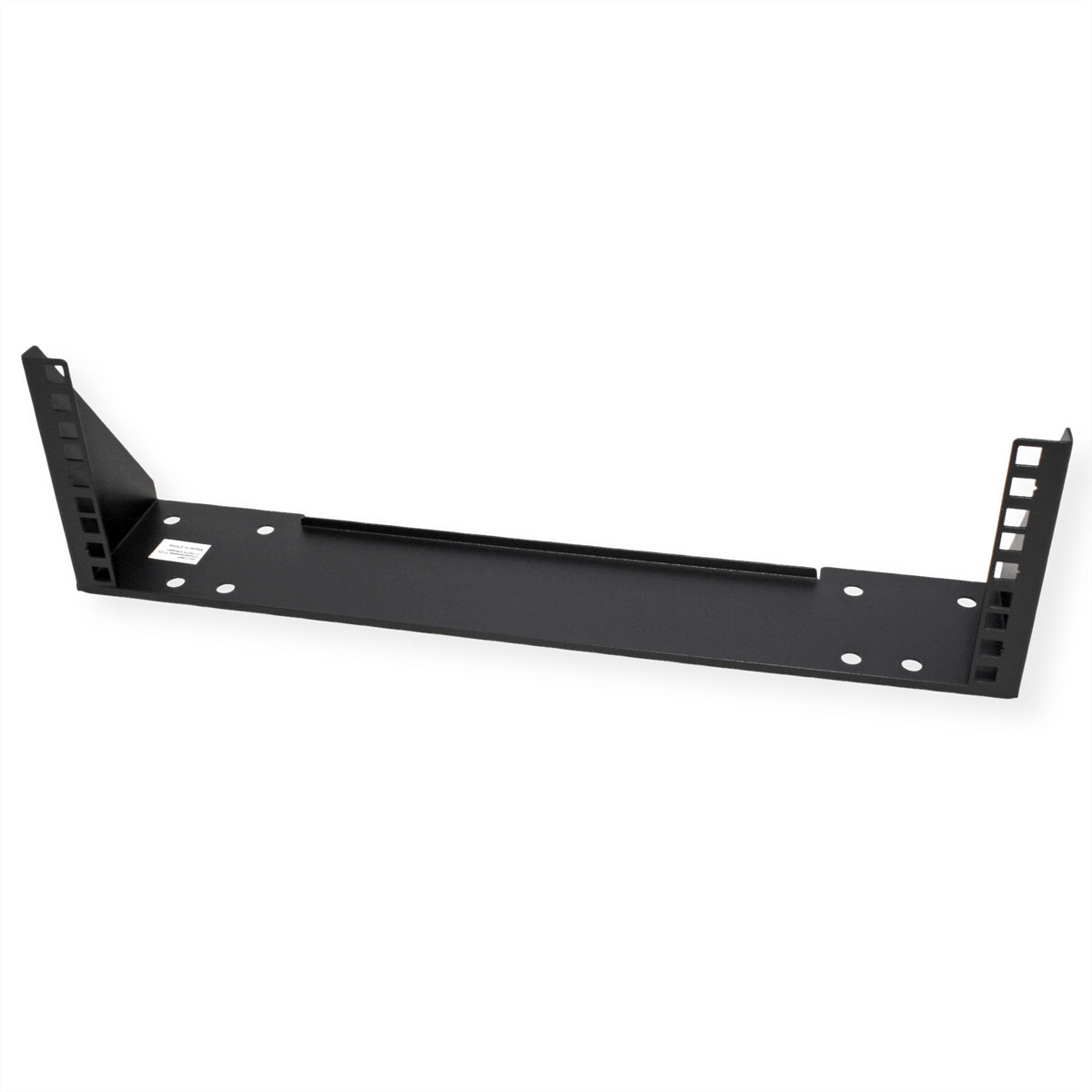 VALUE 19" Wand-/Untertischhalterung, 3 HE, 10 kg Tragkraft, 435×250 mm, Schwarz