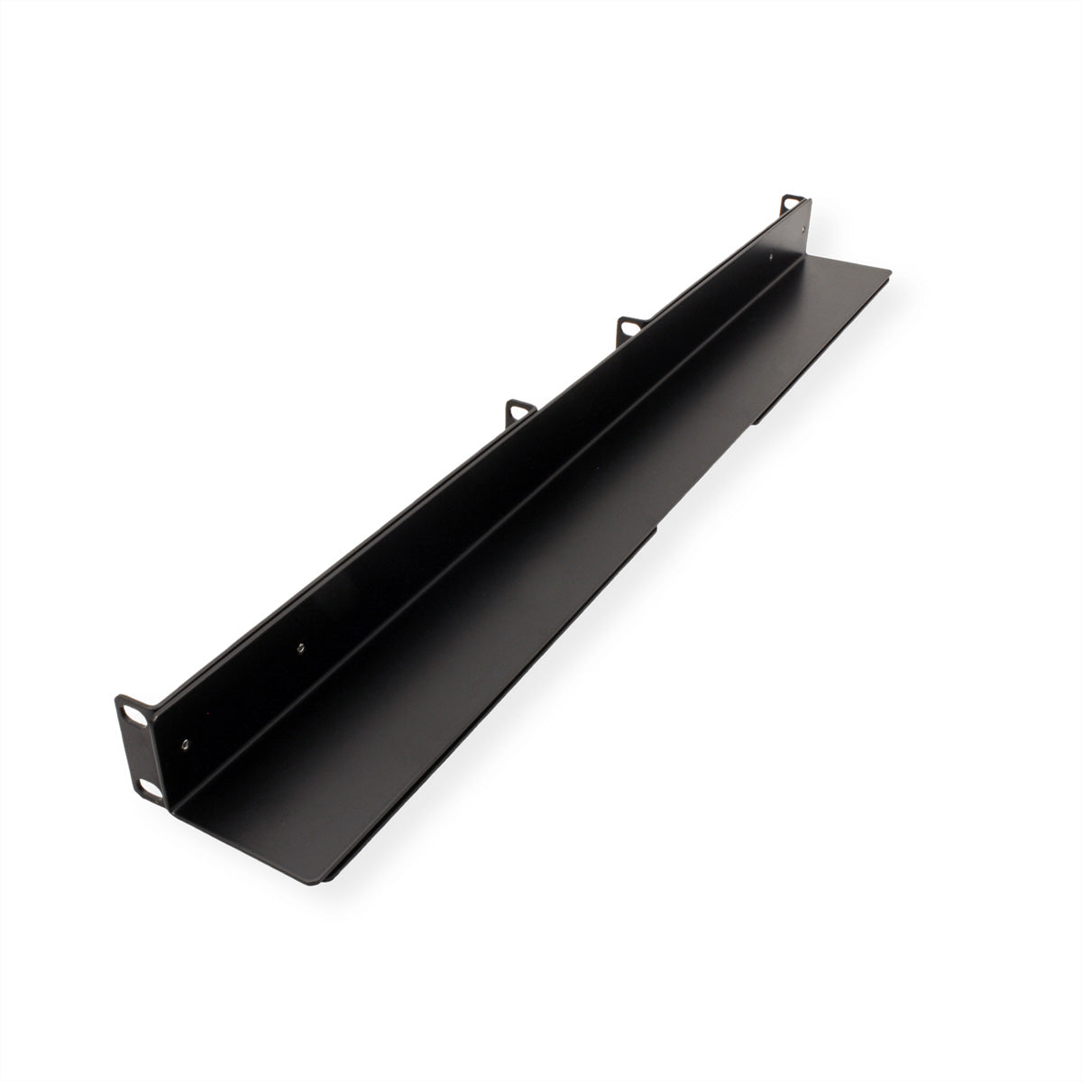 VALUE Gleitschiene 19", Tragkraft 90 kg, 120 × 630 × 70 mm, Schwarz