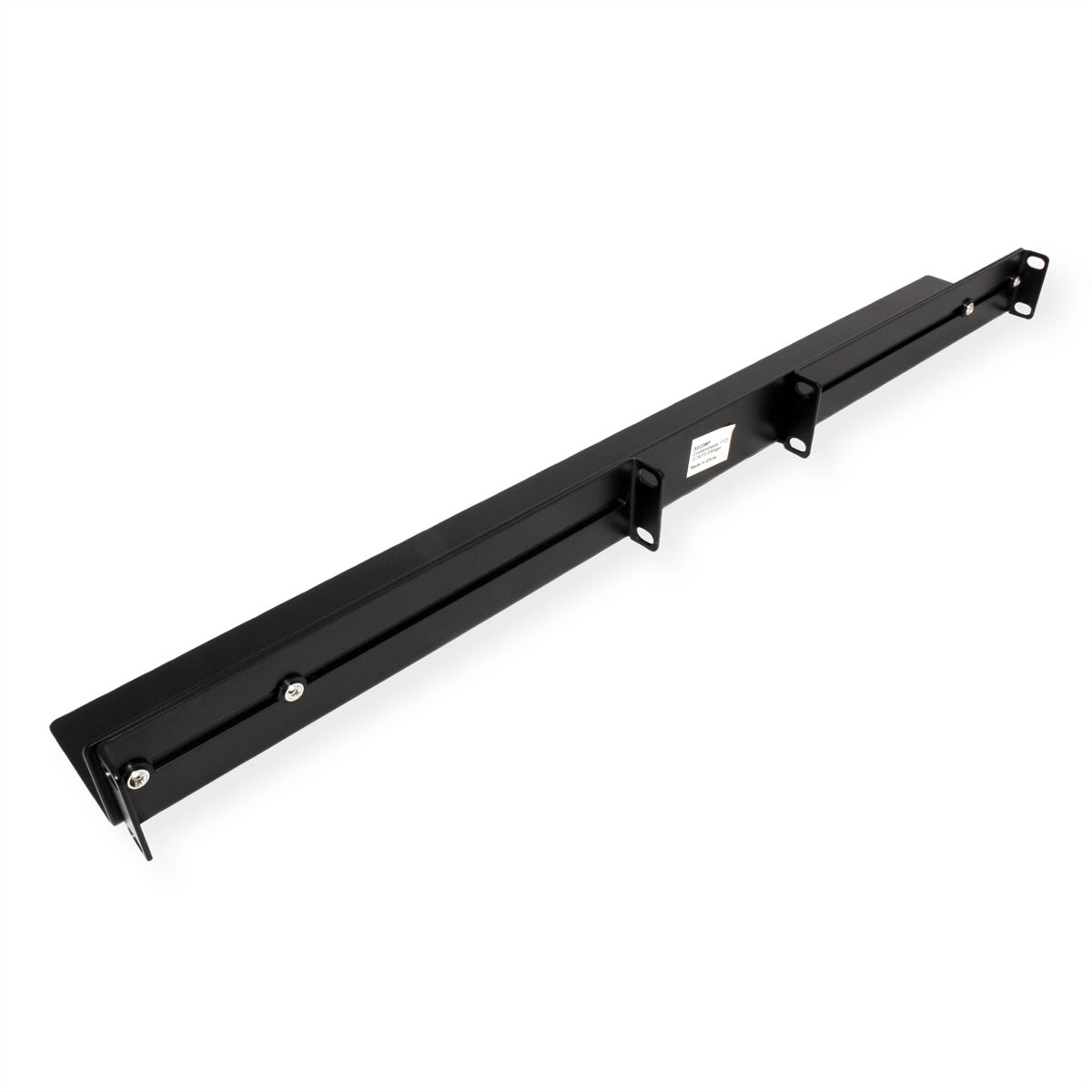 VALUE Gleitschiene 19", Tragkraft 90 kg, 120 × 630 × 70 mm, Schwarz