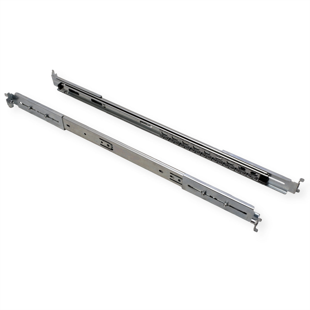 VALUE Rack-Regalboden 19" – ausziehbar – 1U – 483 × 700 × 44 mm – 25 kg – für Racks bis 1000 mm Tiefe