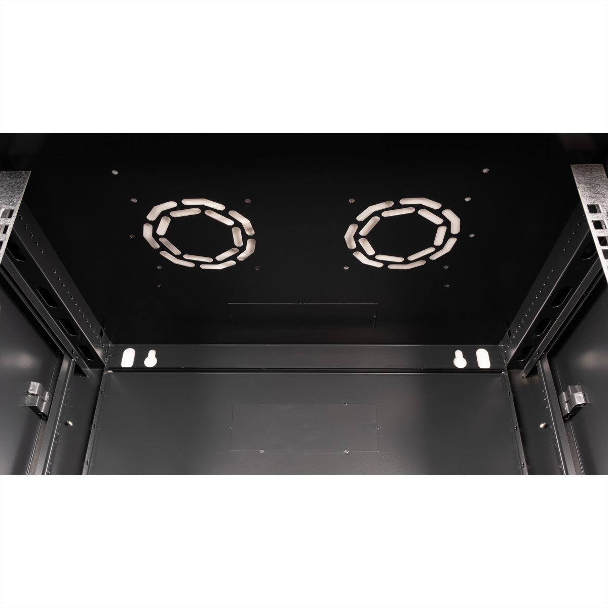 VALUE 19" Wandverteiler 9U, IP20, abschliessbar, 600 × 450 × 512 mm, schwarz, Stahl