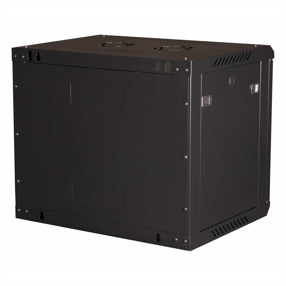 VALUE 19" Wandverteiler 9U, IP20, abschliessbar, 600 × 450 × 512 mm, schwarz, Stahl