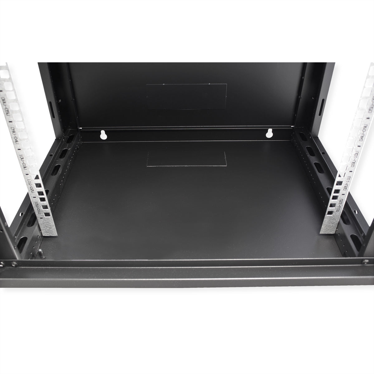VALUE 19" Wandverteiler 12U, IP20, abschliessbar, 600 × 450 × 645 mm, schwarz, Stahl