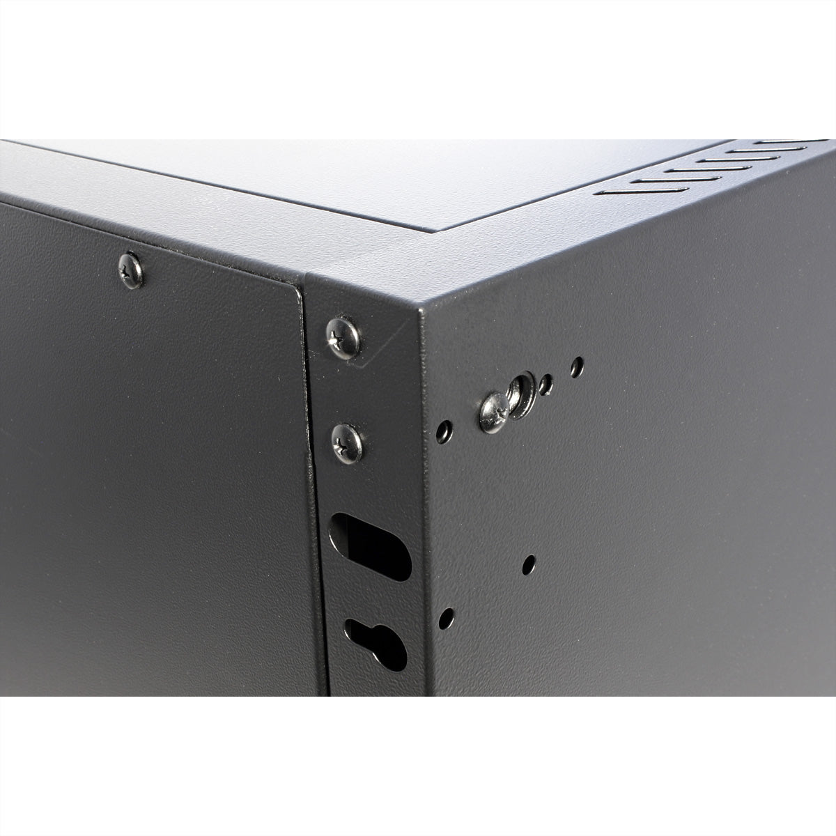 VALUE 19" Wandverteiler 12U, IP20, abschliessbar, 600 × 450 × 645 mm, schwarz, Stahl