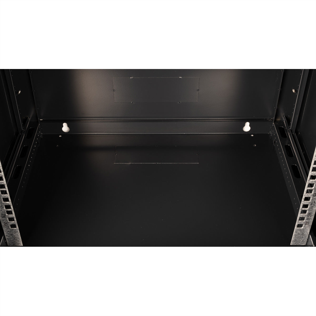 VALUE 19" Wandverteiler 12U, IP20, abschliessbar, 600 × 450 × 645 mm, schwarz, Stahl