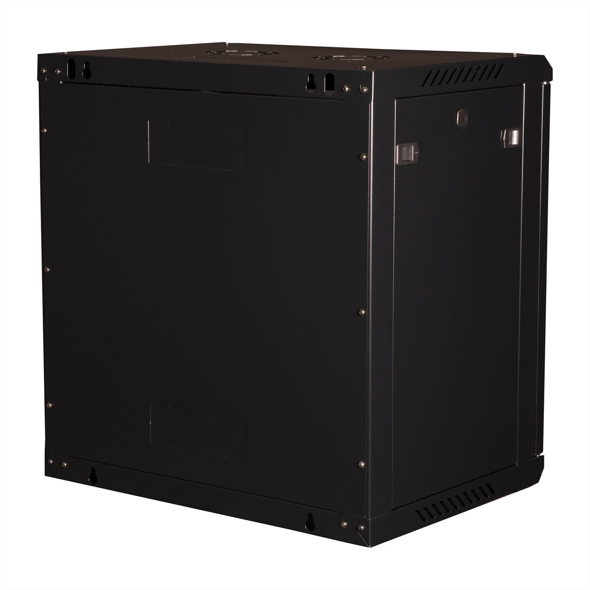 VALUE 19" Wandverteiler 12U, IP20, abschliessbar, 600 × 450 × 645 mm, schwarz, Stahl