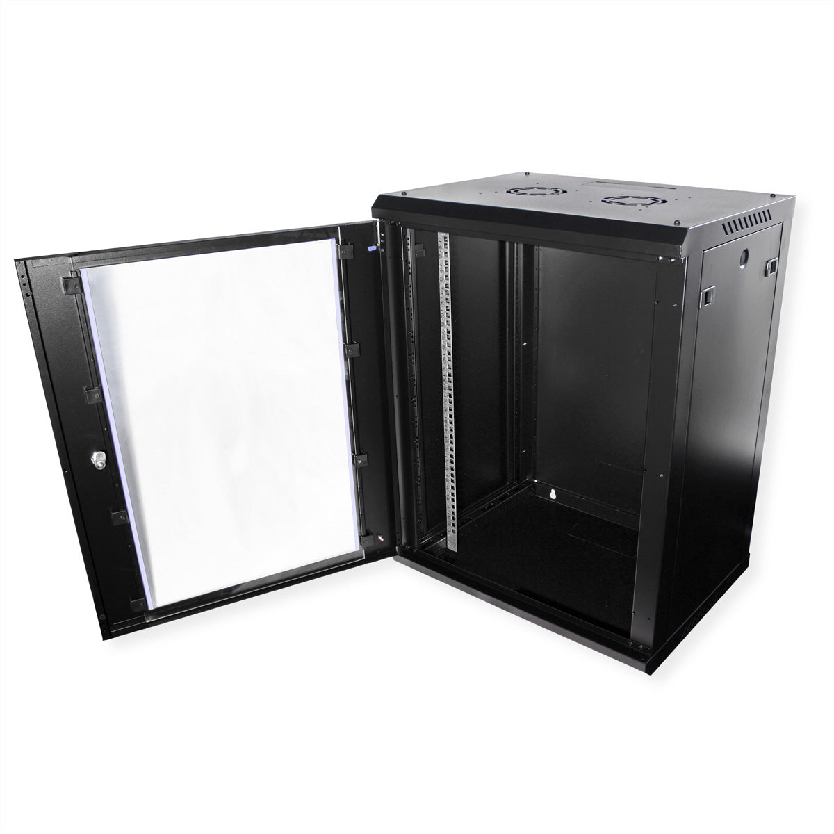 VALUE 19" Wandverteiler 15U, IP20, abschliessbar, 600 × 450 × 779 mm, schwarz
