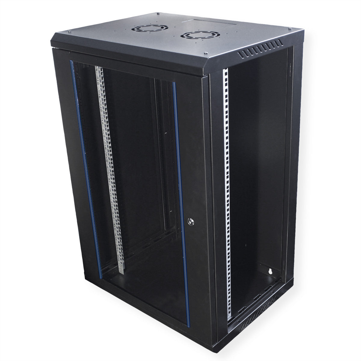 VALUE 19" Wandverteiler 18U, IP20, abschliessbar, 600 × 450 × 912 mm, schwarz