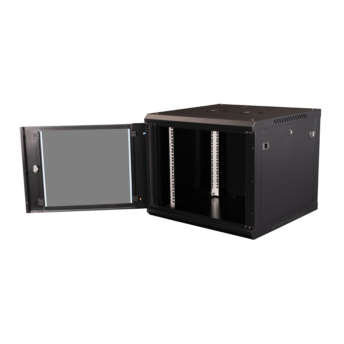 VALUE 19" Wandverteiler 9U, IP20, abschliessbar, 600 × 600 × 512 mm, schwarz