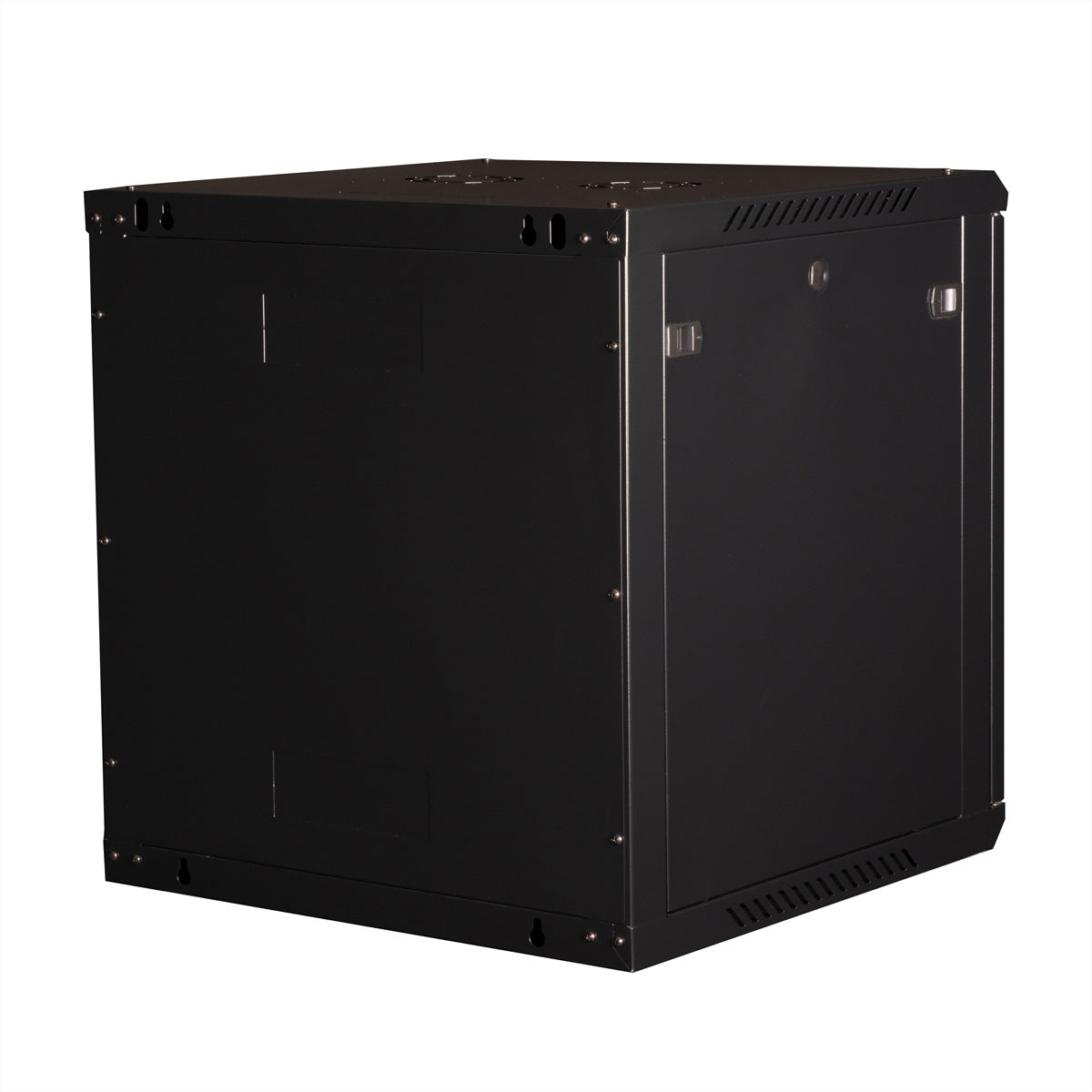 VALUE 19" Wandgehäuse – 12U, 600×600 mm, Bausatz, Schwarz