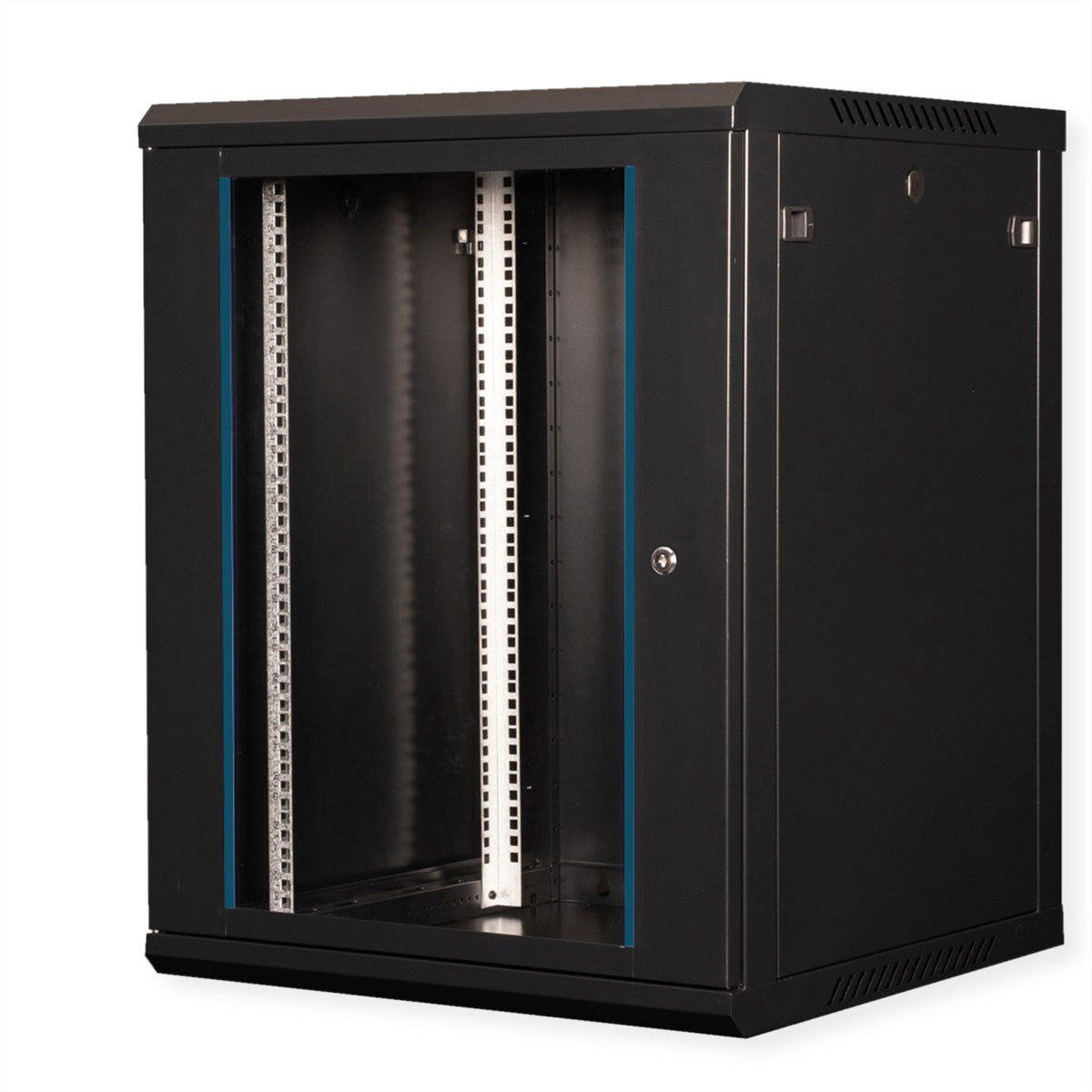 VALUE 19" Wandverteiler 15U, IP20, abschliessbar, 600 × 600 × 779 mm, schwarz