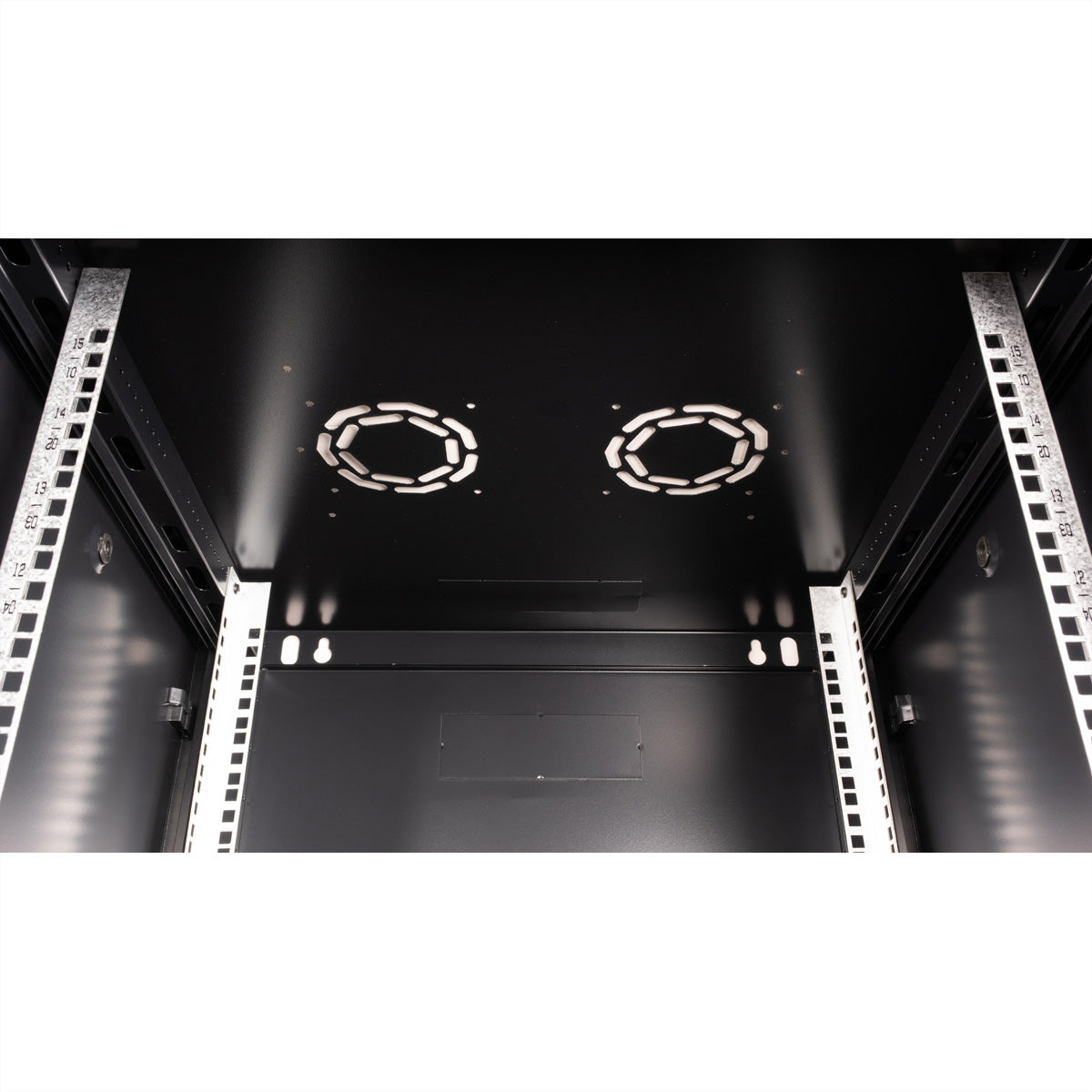 VALUE 19" Wandverteiler 15U, IP20, abschliessbar, 600 × 600 × 779 mm, schwarz