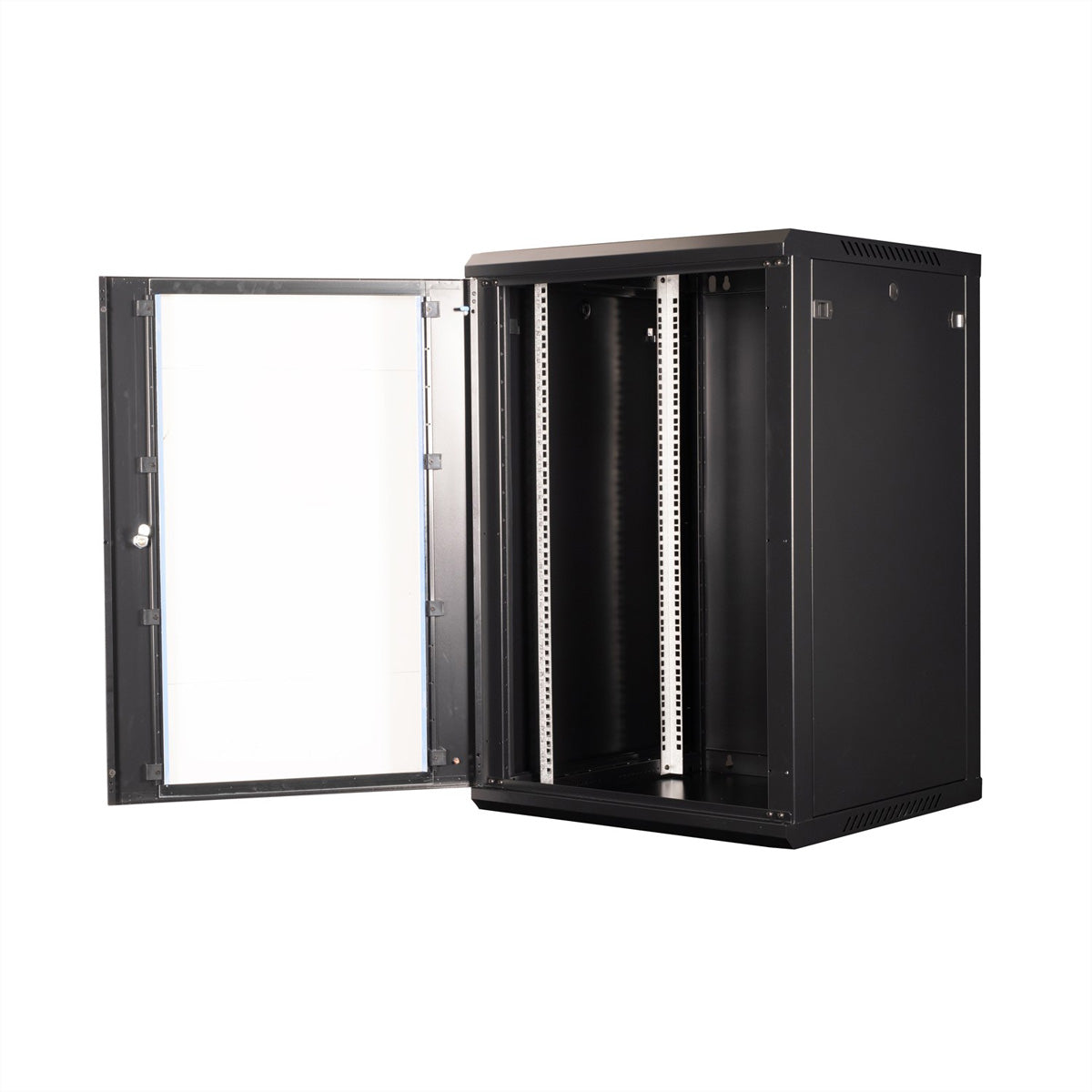 VALUE 19" Wandverteiler 18U, IP20, abschliessbar, 600 × 600 × 912 mm, schwarz, Stahl