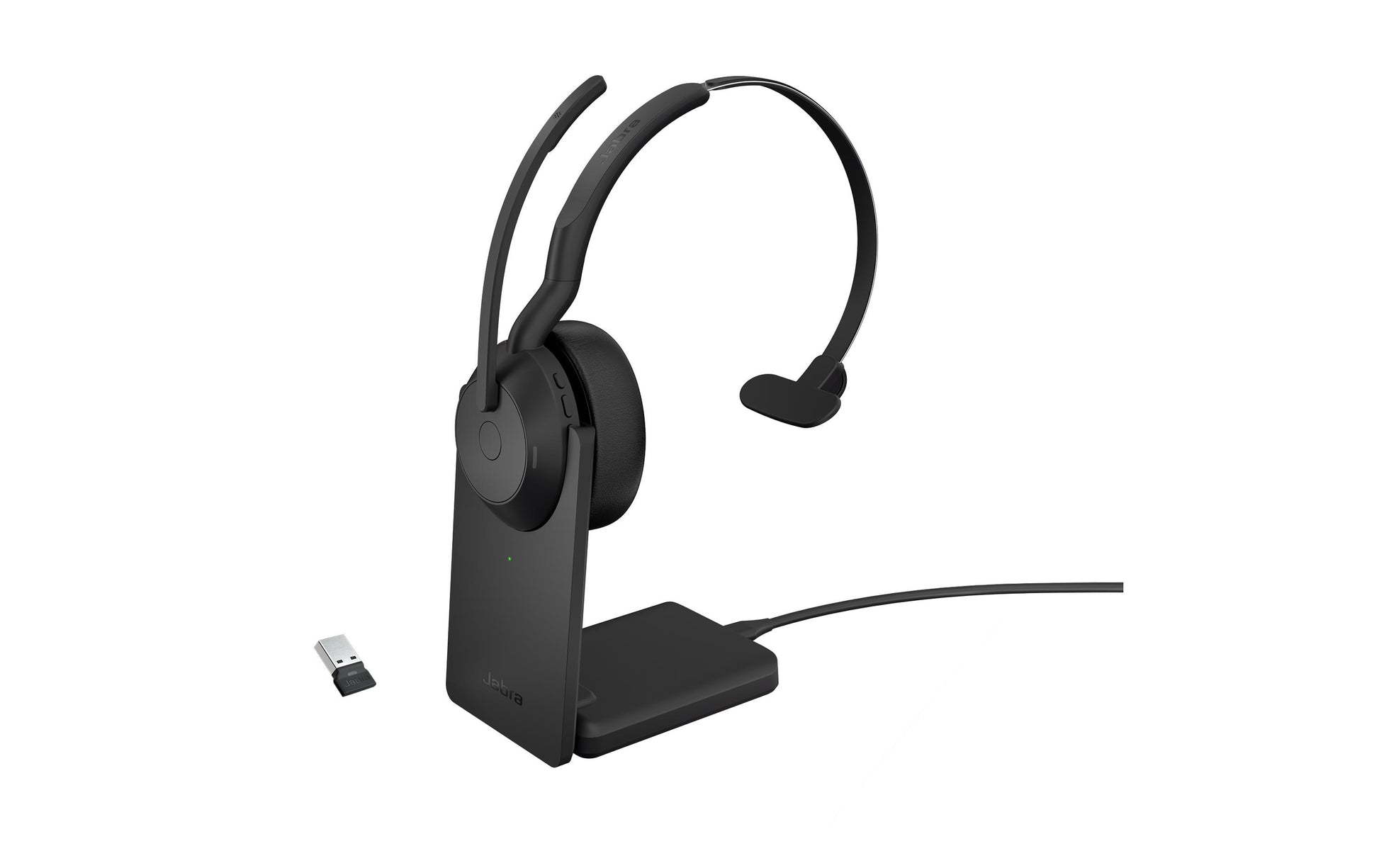 Jabra Evolve2 55 Link380A UC – Mono Headset – USB‑A (Link 380A)