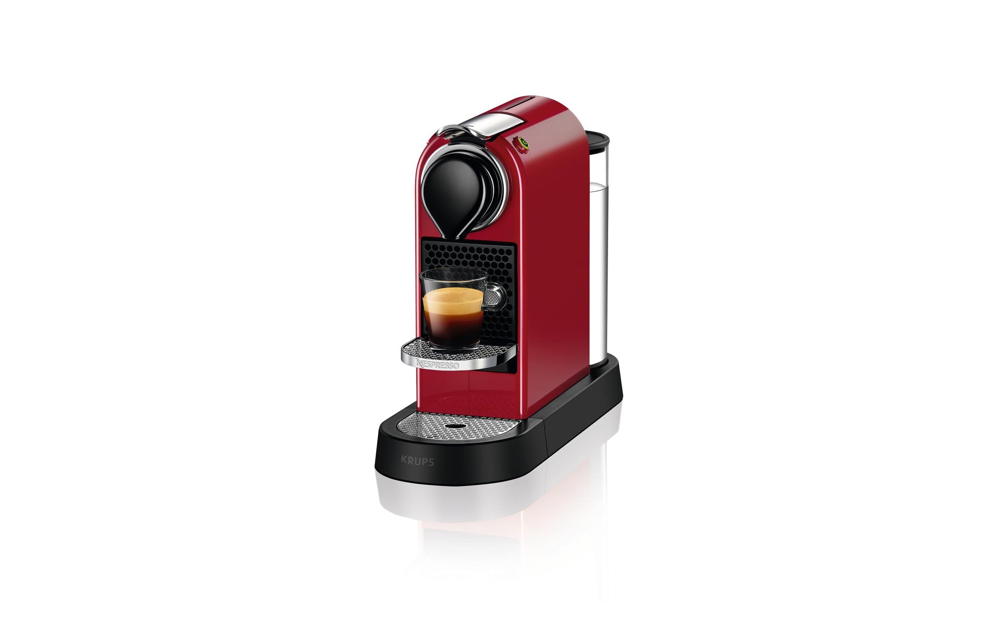 Krups Citiz XN7415 Kapselmaschine – für Nespresso-Kapseln, 19 bar, 1 l, 1 Tasse, Rot