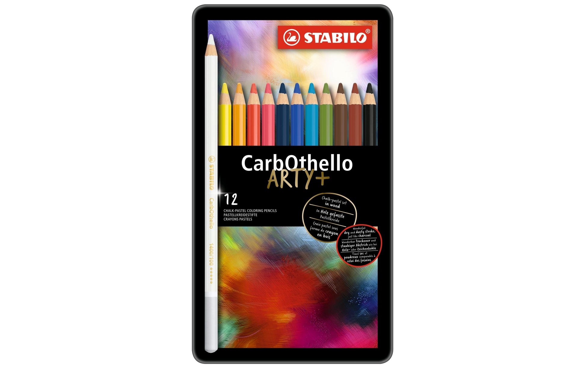 STABILO CarbOthello Buntstifte – 12 Farben