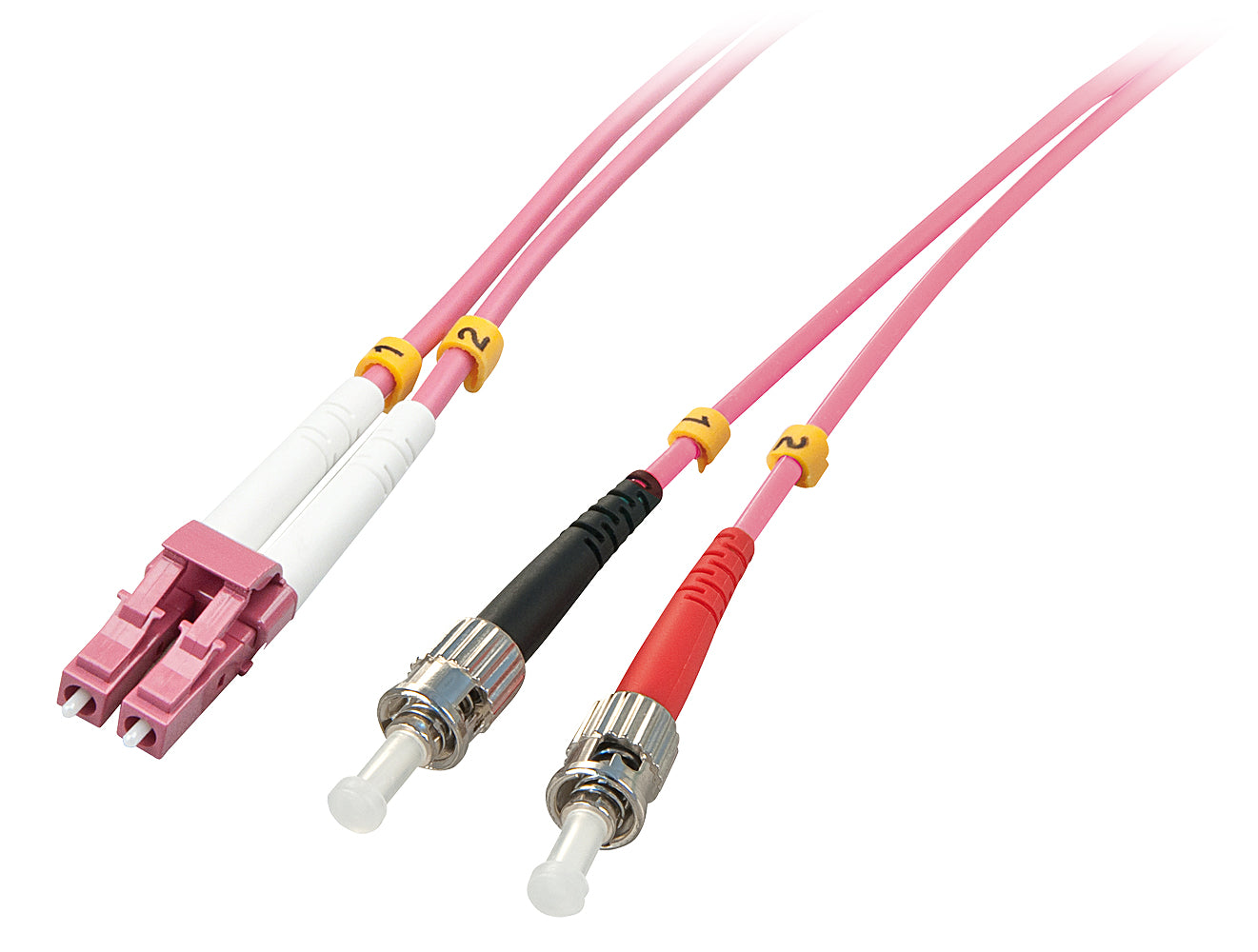 Lindy LWL Patchkabel – LC-ST, Multi-Mode (OM4), 10 m