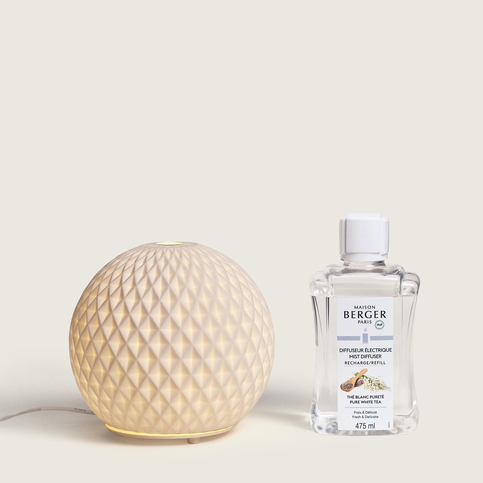 Maison Berger Paris Maison Berger Sphere – Lufterfrischer-Spendersystem, weiss