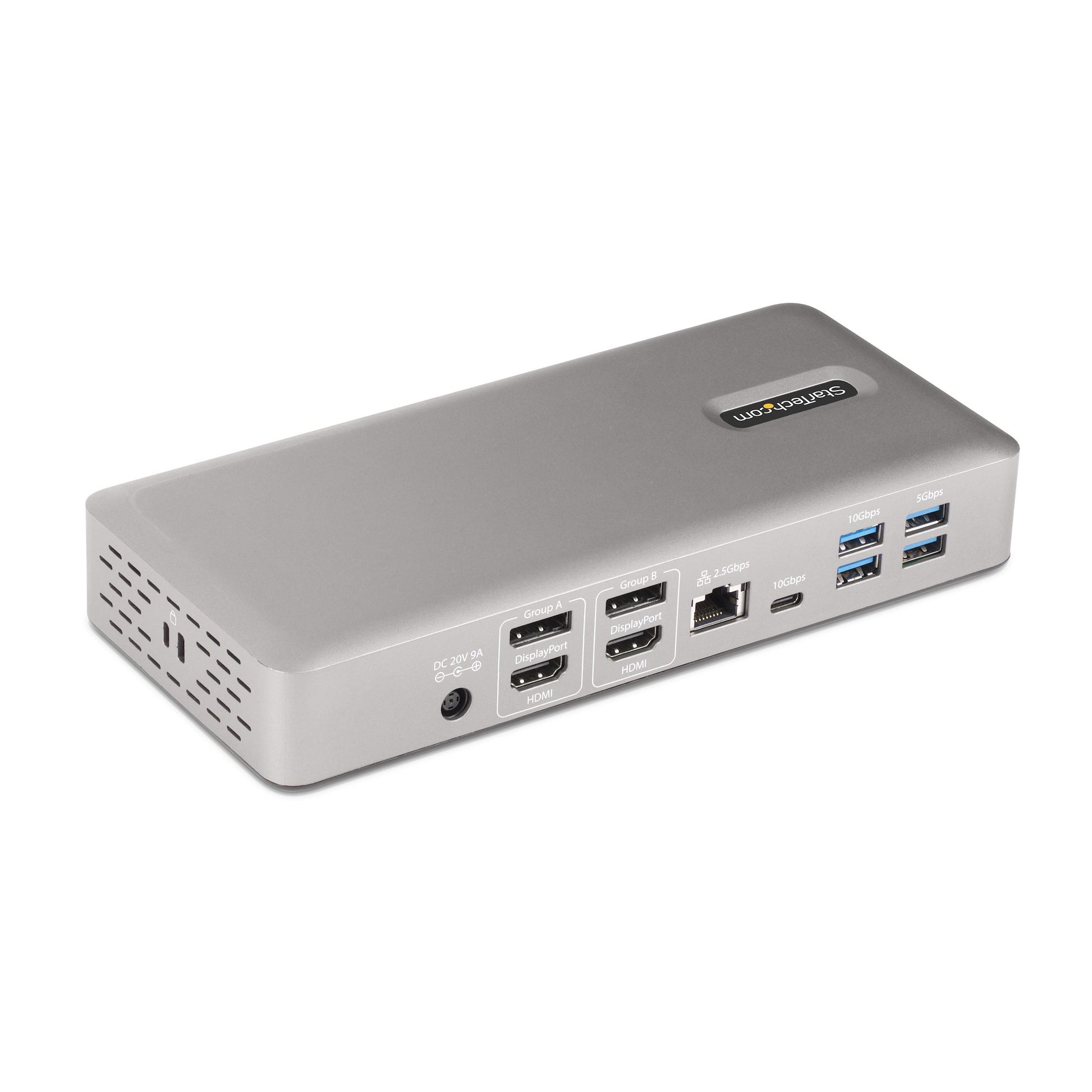 StarTech.com Dockingstation – Thunderbolt 4, 2× DP, 2× HDMI, 98 W PD, 2,5GbE, für Windows/Mac