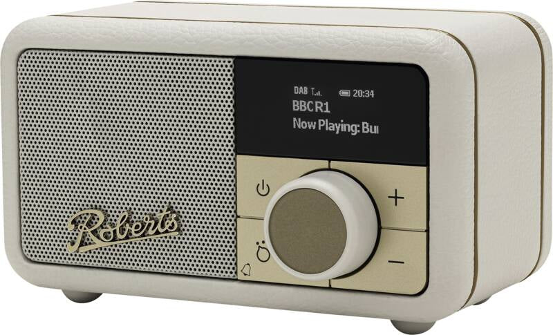Roberts Radio Roberts Revival Petite 2 – DAB-/Internetradio – Tischradio – DAB+, Bluetooth – Creme