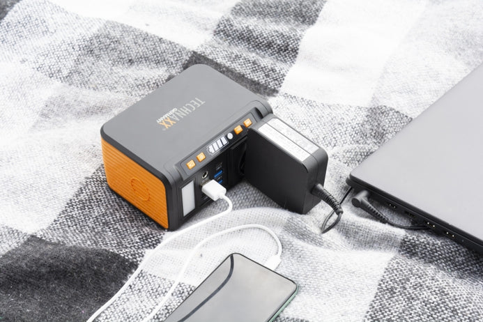 Technaxx TX-205+ – Powerstation, 74 Wh, 120 W AC, Li-Ion, 1× Schuko (Typ F), USB PD, Quick Charge 3.0